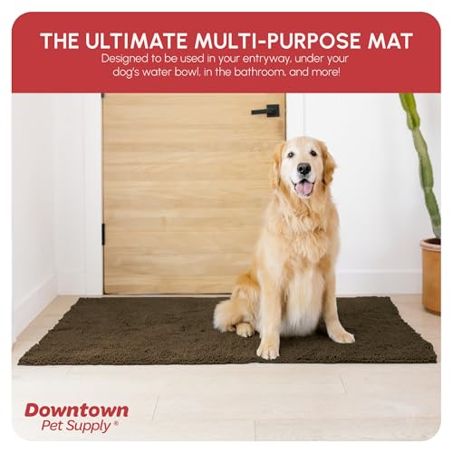 Dog Mud Mat 60" x 36" Brown (60" x 36" / Brown)