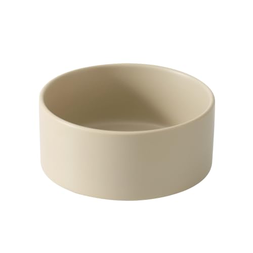 Ceramic Dog Bowls (Matte Khaki)
