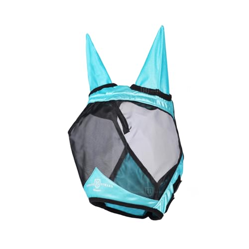 Horse Fly Mask with Ears (Teal / Small (Yearling))