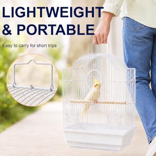 Small Bird Cage (11.8"L x 9.0"W x 15.3"H)
