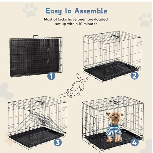 30 Inch Dog Crate (30.0"L x 18.0"W x 19.5"H)