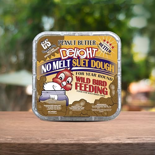 Peanut Butter Delight No Melt Suet Dough (11.75 Ounce (Pack of 8) / Peanut Butter, 8 Pack)