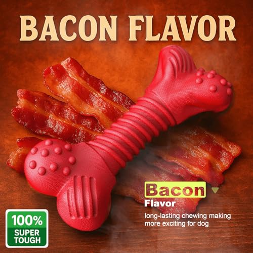 Dog Toys for Aggressive Chewers (red)