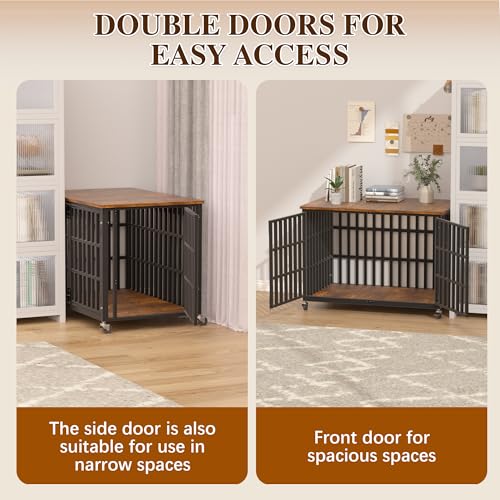 38 Inch Dog Crate Furniture (38.0"L x 26.0"W x 30.0"H)