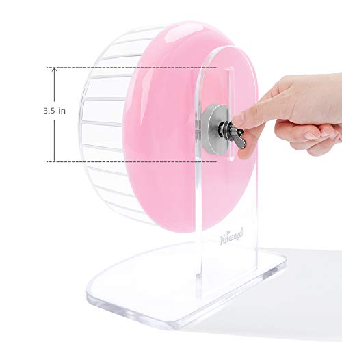 Super Silent Hamster Exercise Wheel (Small / Pink)