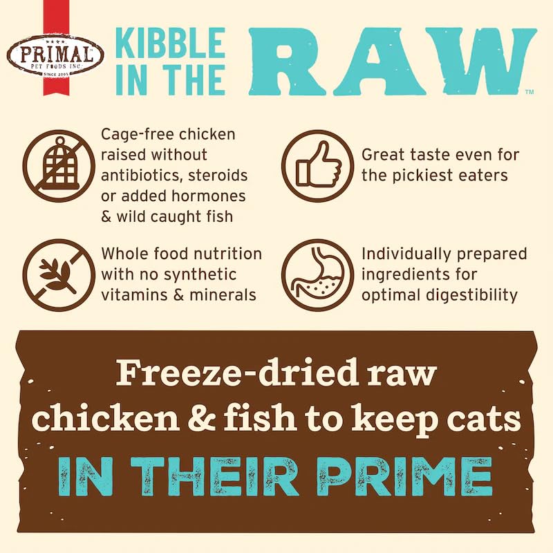 Primal Kibble in The Raw (4 Pound (Pack of 1))