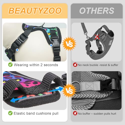 Cat Harness and Leash (Leopard Print / Medium (Chest: 16 - 20"))