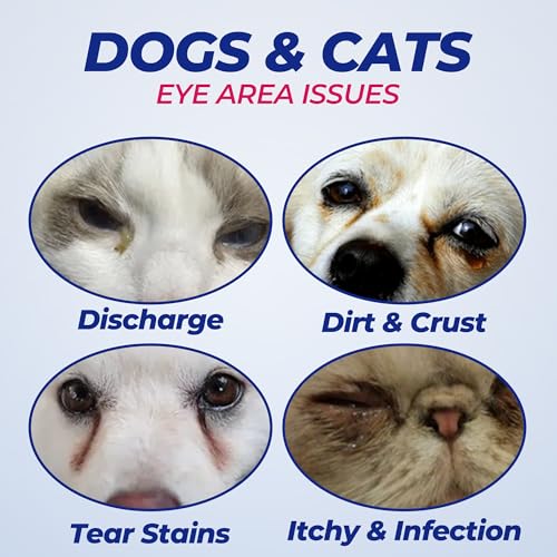 Dog & Cat Eye Wipes for Discharge and Crust (110 count-wipes)