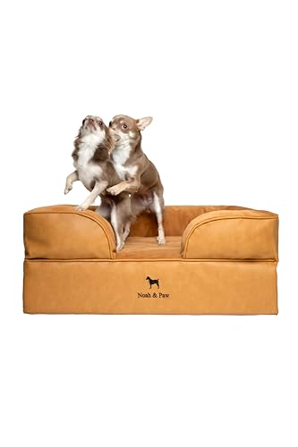Dog Bed Orthopedic Memory Cooling Foam (Camel - LE / Medium)