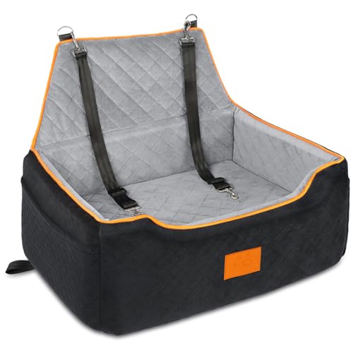 Dog Car Seat for Medium (Black/Gray)