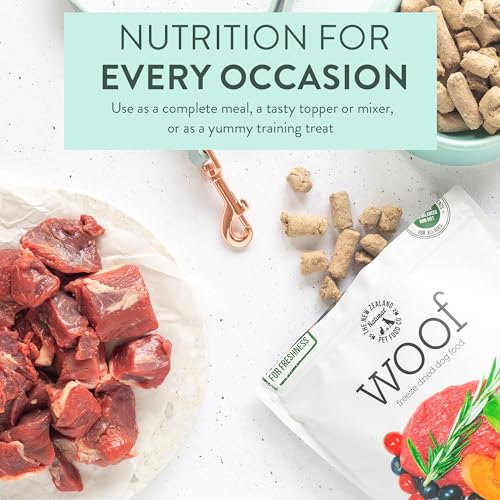 Woof Freeze Dried Dog Food (1.76 Ounce (Pack of 1))