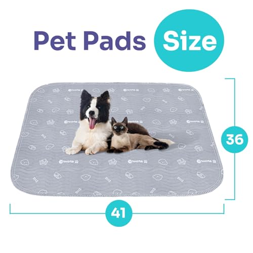 Dog Washable Pee Pads (36x41 Inch (Pack of 2）)