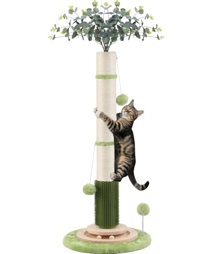 45'' Extra Tall Cat Scratching Post for Large (green-45inch)