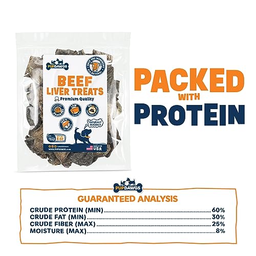 Beef Liver Dog Treats (8 Ounce (Pack of 1))