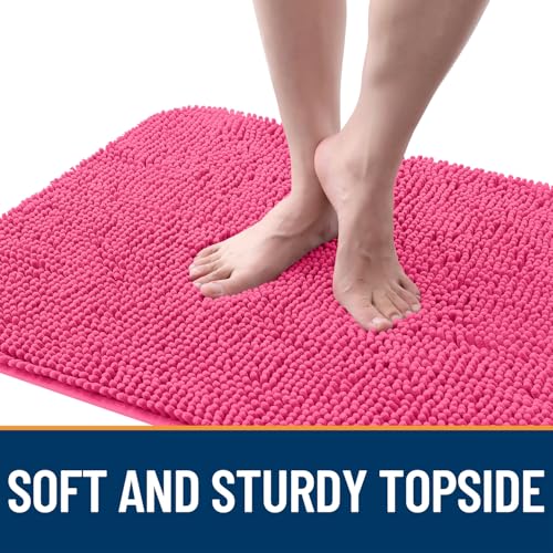 Dog Door Mat for Muddy Paws 47x24 (Hot Pink / 47" X 24")