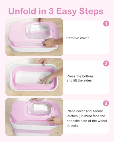 10 13 Lbs Airtight Dog Food Storage Container (Pink/10-13 Lbs)