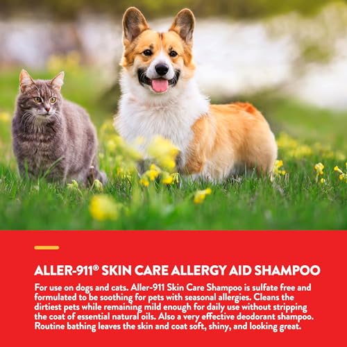 Aller 911 Skin Care Allergy Aid Pet Shampoo with Aloe Vera (16 fl. oz. / No Color)