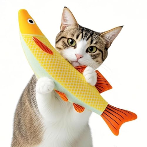 Interactive Catnip Fish Kicker Toy for Indoor Cats