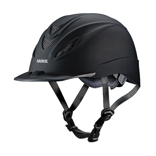 Intrepid Saddle Horse Riding Helmet (Large / Black)