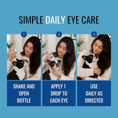 Pet Gel Eye Drops with 0.3% Viscoadaptive Hyaluronan (1 Pack)