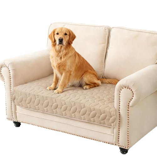 Waterproof Pet Bed Cover Anti (30x53 Inch (Pack of 1) / Beige)