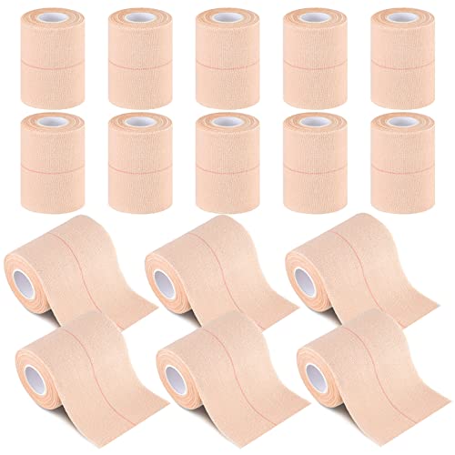16 Rolls Self Adhesive Elastic Sports Bandage Tape (3 Inch x 5 Yard)