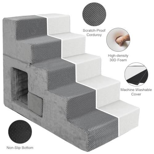 Dog Stairs for Small Dogs 23” H
