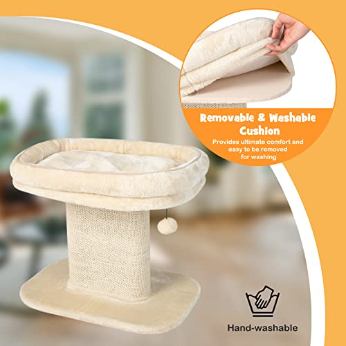 Cat Tree for Indoor Cats (Beige)