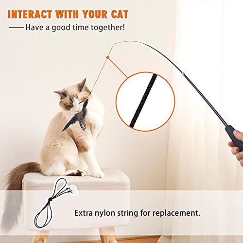 Retractable Cat Wand Toys