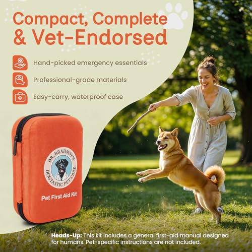 Dr Brahmsy’s Pet First Aid Kit for Dogs and Cats