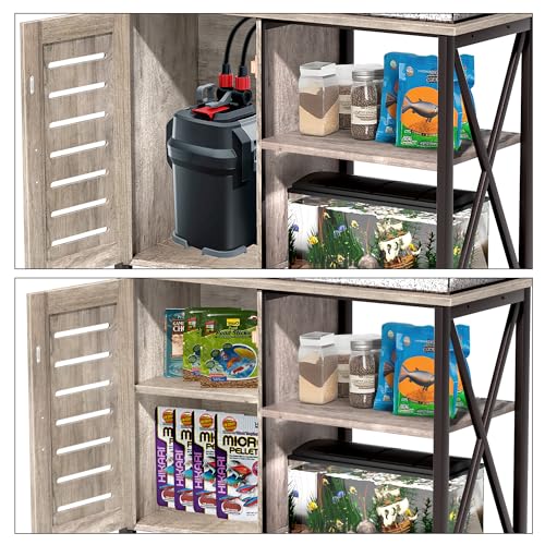 40 50 Gallon Fish Tank Stand (Greige / 40-50 Gallon)