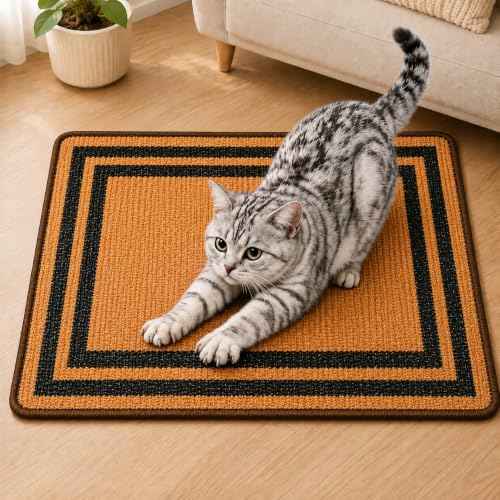 Cat Scratcher Mat (Brown Black)