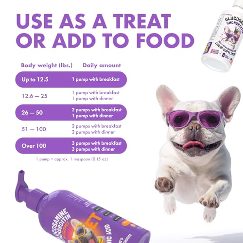 Liquid Glucosamine for Dogs with Chondroitin (32oz)