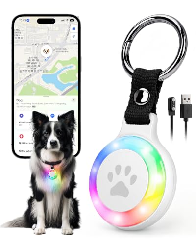 Pet Tracker for Dogs Cats (White)