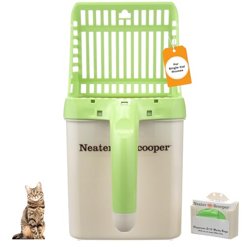 Neater Scooper Standard Cat Litter Scoop (Green / Standard - 15 Bags)
