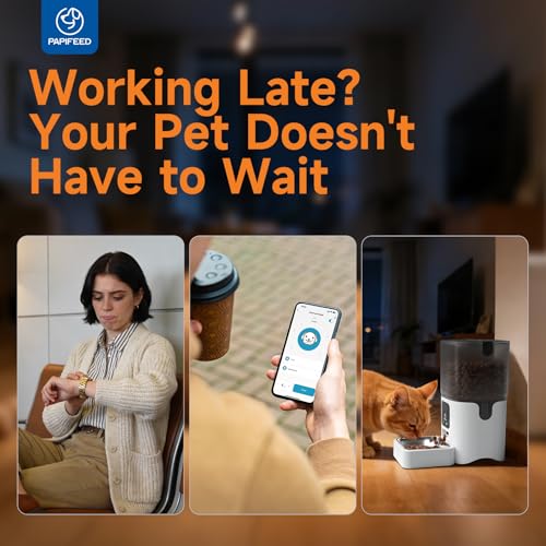 Automatic Cat Feeder with App (White)