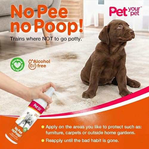Dog Potty Training Spray No Pee No Poop (8 Ounce)