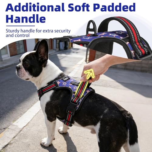 No Pull Tactical Dog Harness Medium Sized (Stars / Medium)