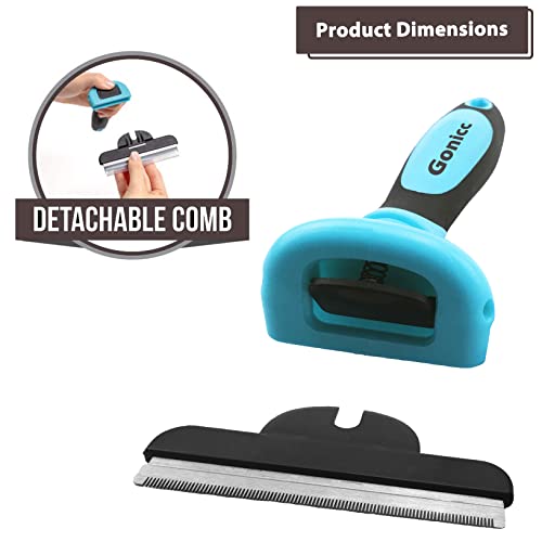 PDT 1001 Professional Pet De Shedding comb Tool Blue (Blue)