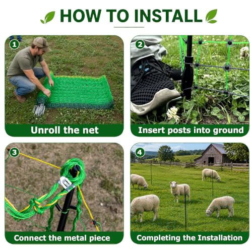 Electric Fence Netting (164'L x 42.5" H)