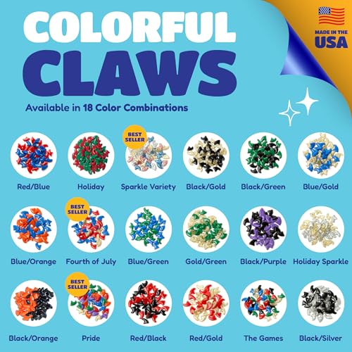 Nail Caps for Large Cats (Large / Green & Orange)