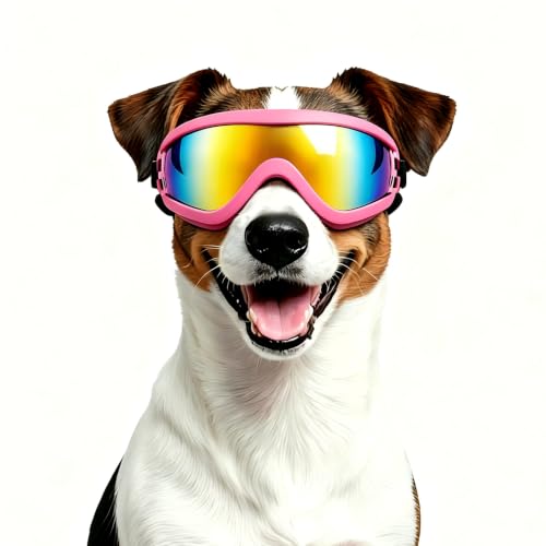 Dog Goggles Small Breed Windproof Anti (Medium / Pink-1)