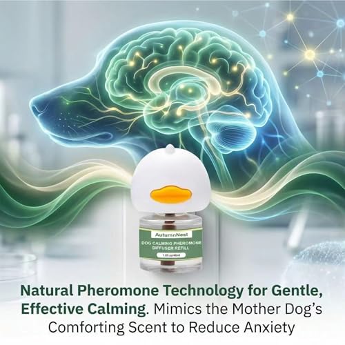 8-in-1 Dog Calming Diffuser Kit, 2 Plug-Ins & 6 Refills, 180-Day Supply (8 packs - Duck Diffuser)
