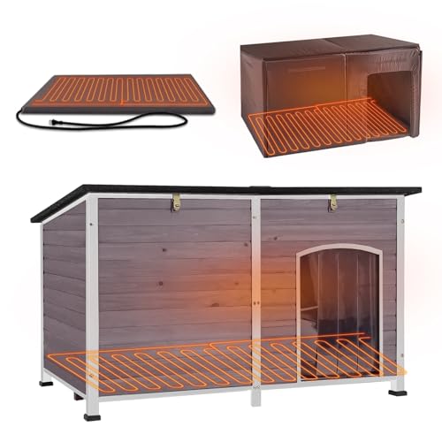 Extra Large Heated Dog House for Large Dogs