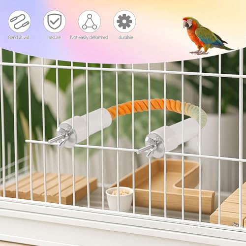 4Pcs Rope Perch for Bird Cages (Gradient / 4PCS)