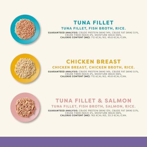 Fish & Chicken Variety in Broth Wet Cat Food 12 (2.47 Ounce (Pack of 12))