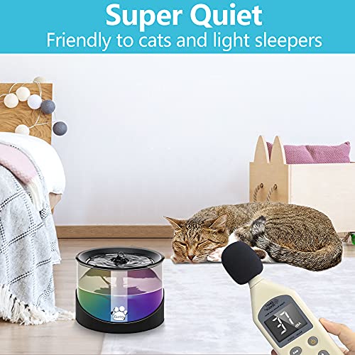Cat Water Fountain (Black)