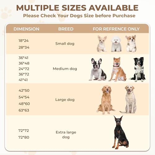 Washable Dog Pee Pads (Brown / 36*41 Inch (Pack of 2))
