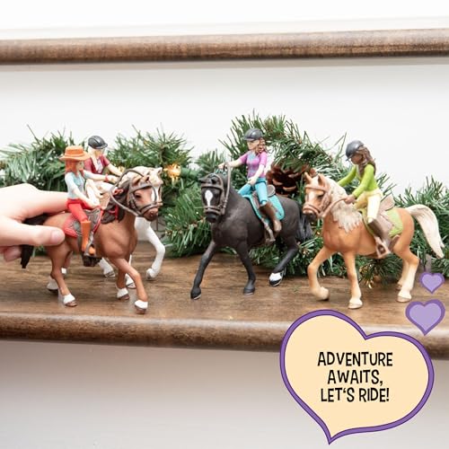 Horse Club 40Pc Horse and Rider Playset with Accessories (40PC Horse Club Rider Playset)
