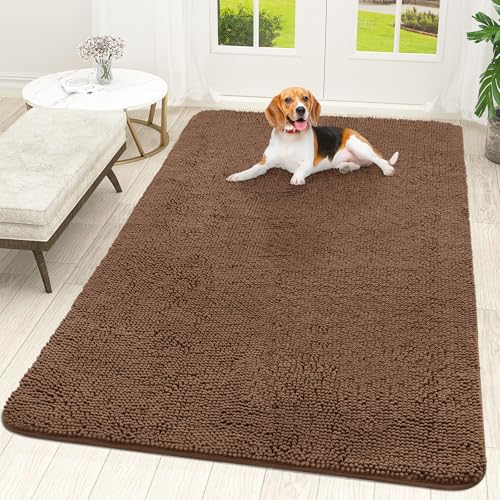 Dog Door Mat for Muddy Paws 70x46 (Mocha / 70" X 46")